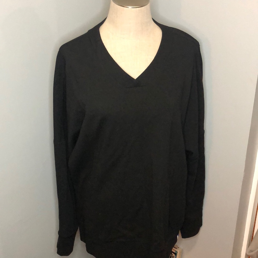 Kit And Ace Black Dolman Long Sleeve Sweatshirt L